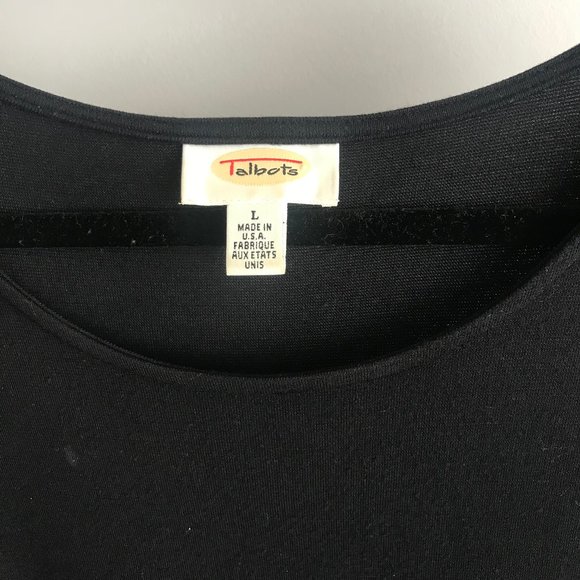 Talbots Dress L Black Long - Picture 1 of 5
